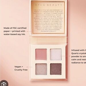Arth ROSE QUARTZ QUAD Vegan Eyeshadow Palette - Pink and Cream